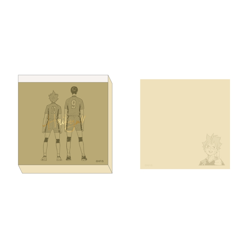 [Pre-order] [Made-to-order] JUMP Store Limited "Haikyu!!" Square-shaped memo pad
